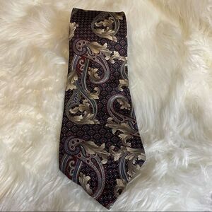 HENRY GRETHEL Men’s Italian Silk Paisley Dress Neck Tie